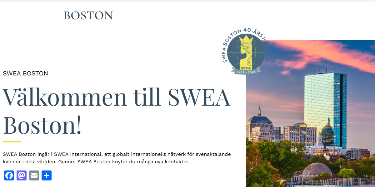 Swedish Womenâ€™s Educational Association Boston