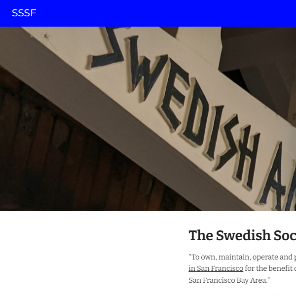 Swedish Organization Near Me - The Swedish Society of San Francisco